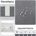 thumbnail image 3 of 2-Pack Large Laundry Basket,Waterproof Freestanding Laundry Hamper, Collapsible Tall Clothes Hamper with Extended Handles (Gradient Grey, 75L), 3 of 9