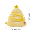 thumbnail image 3 of Christmas Tree Night Light - Rechargeable Silicone Bedside Lamp with 3 Brightness Modes, Portable Kids' Room Decor & Camping Light, 3 of 6