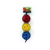 Bulk Buys KT022-24 Practice Baseballs in a Net Bag with Header Card - Pack of 24