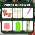 thumbnail image 2 of Kit de Manualidades Demonwer 12 Piezas Llavero de Perro Navideño DIY, 2 of 6