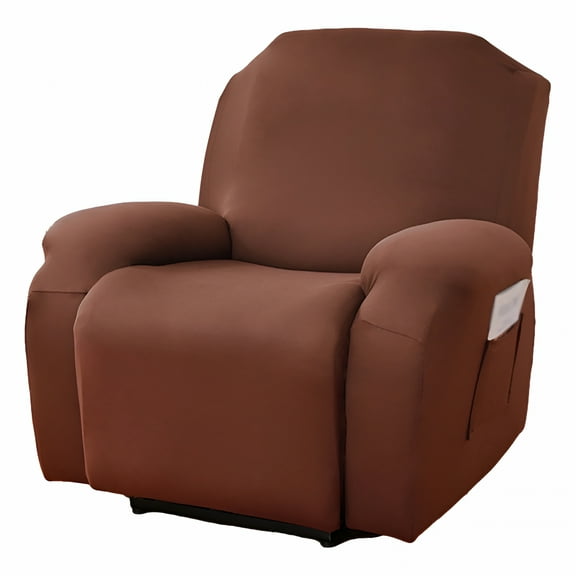 TELOLY 1PCS Recliner Chair Cover,Stretch Recliner Covers for Recliner Chair Soft Reclining Chair Slipcover Furniture Protector for Dogs Cats