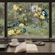 thumbnail image 1 of Pegatinas para ventanas JM 1 magníficas electrostáticas decorativas con patrón de ramas flores y pájaros, 1 of 5