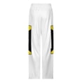 thumbnail image 5 of Unisex Retro Jamaica Flag Women's Pajamas Pajama Pants Women's Sleepwear Lounge Sleep Bottoms Stretch with Pockets, 5 of 7