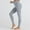 Gray(New), variant on Women's High Elasticity Solid Color Hip Lifting Breathable Tight Fitting High Waisted Sports Bottom Fitness Pants