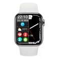 thumbnail image 1 of Reloj Inteligente Smartwatch 7 Resistente Al Agua Color de la caja Blanco Color de la correa Blanco Color del bisel Blanco Diseño de la correa Silicona, 1 of 3