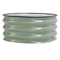 thumbnail image 1 of Metal De Jardín Elevado De Metal Grande Al Aire Libre, Sembradora De Goma De Acero Inoxidable Oval 304, 23.6x23.6x11in, Adecuado Para Hogar, Escuela, Jardinería, Granja, 1 of 7