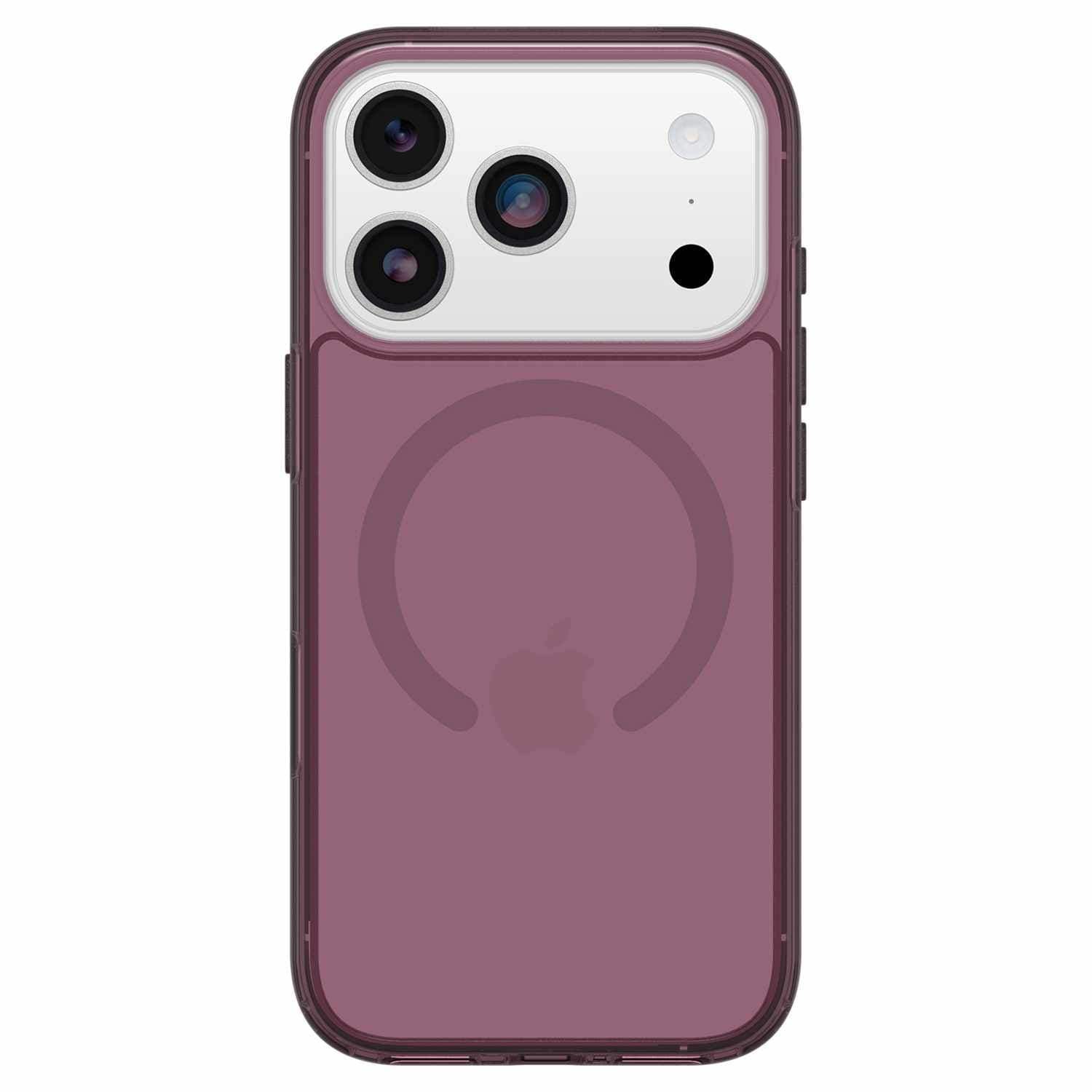 OtterBox Étui Symmetry Clear MagSafe avec Contrôle de la Caméra Rhapsody (Violet) pour iPhone 17 Pro