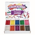 thumbnail image 1 of Colorations CLRTRI Large Triangular Crayon Classpack (Pack of 200),Pink, 1 of 10