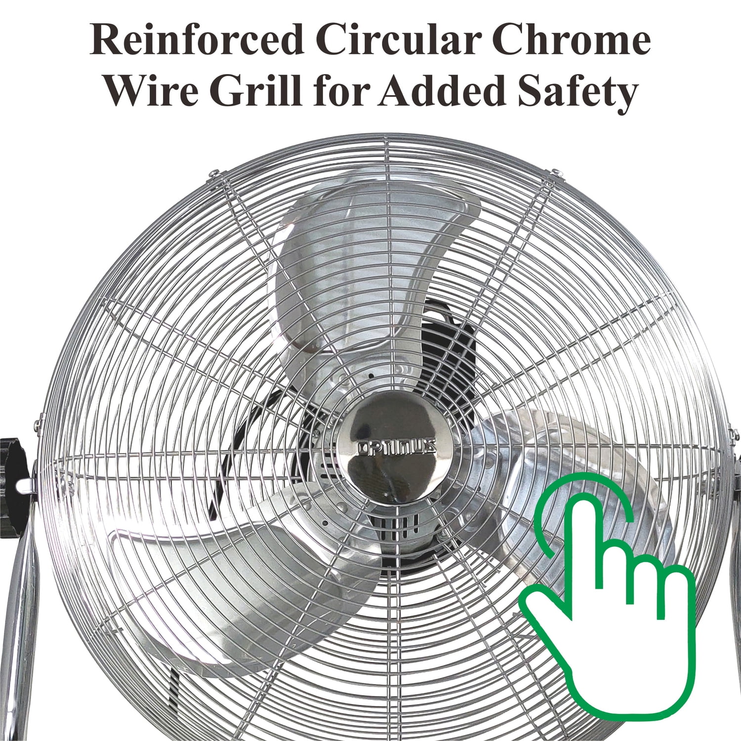 Optimus 20 inch Industrial Grade High Velocity Fan - Painted Grill