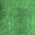 thumbnail image 1 of Ahgly Company Indoor Square Oriental Emerald Green Industrial Area Rugs, 4' Square, 1 of 4