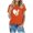 Orange, variant on NSLGXD Women's T-shrits Dressy Casual Round Neck Short Sleeve Shirts Fashion Graphic Tees Breathable Elegant T Shirts S-3XL Orange Tees