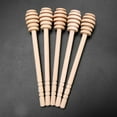 thumbnail image 4 of Honey Dripper - 24Pcs Wooden Honey Dripper Stick Server Jam Syrup Drizzler Stirring Rod Kitchen Gadgets(16cm), 4 of 8