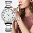 thumbnail image 2 of 2024 New Couple Quartz Digital Watch Wrist Watch Batteries All Size Steel Strap Chronograph Watch Leather Band Ladies Gift Watch for Seniors Wide Leather Watch Bands for Men Small Wrist Watch, 2 of 2