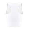 thumbnail image 3 of Débardeurs pour Femmes Chemises d'Été Tendance Imprimé Lever de Soleil Randonnée Sans Manches Tuniques pour Femmes T-Shirt Basique Blanc G, 3 of 3