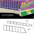 thumbnail image 4 of Snap on Adjustable Depth Shelf Dividers for 10" D to 16" D Shelves 3" H, 10 Pack, 4 of 4