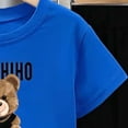 thumbnail image 5 of ITSAME Boys Outfit Sets 2-Piece Cartoon Print Cotton T-Shirt and Shorts Summer Fashion Casual Clothes Blue Size 7-8Y, 5 of 5