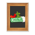 thumbnail image 1 of China Map Green China Town Desktop Wooden Photo Frame Display Picture Art Painting Multiple Sets, 1 of 3
