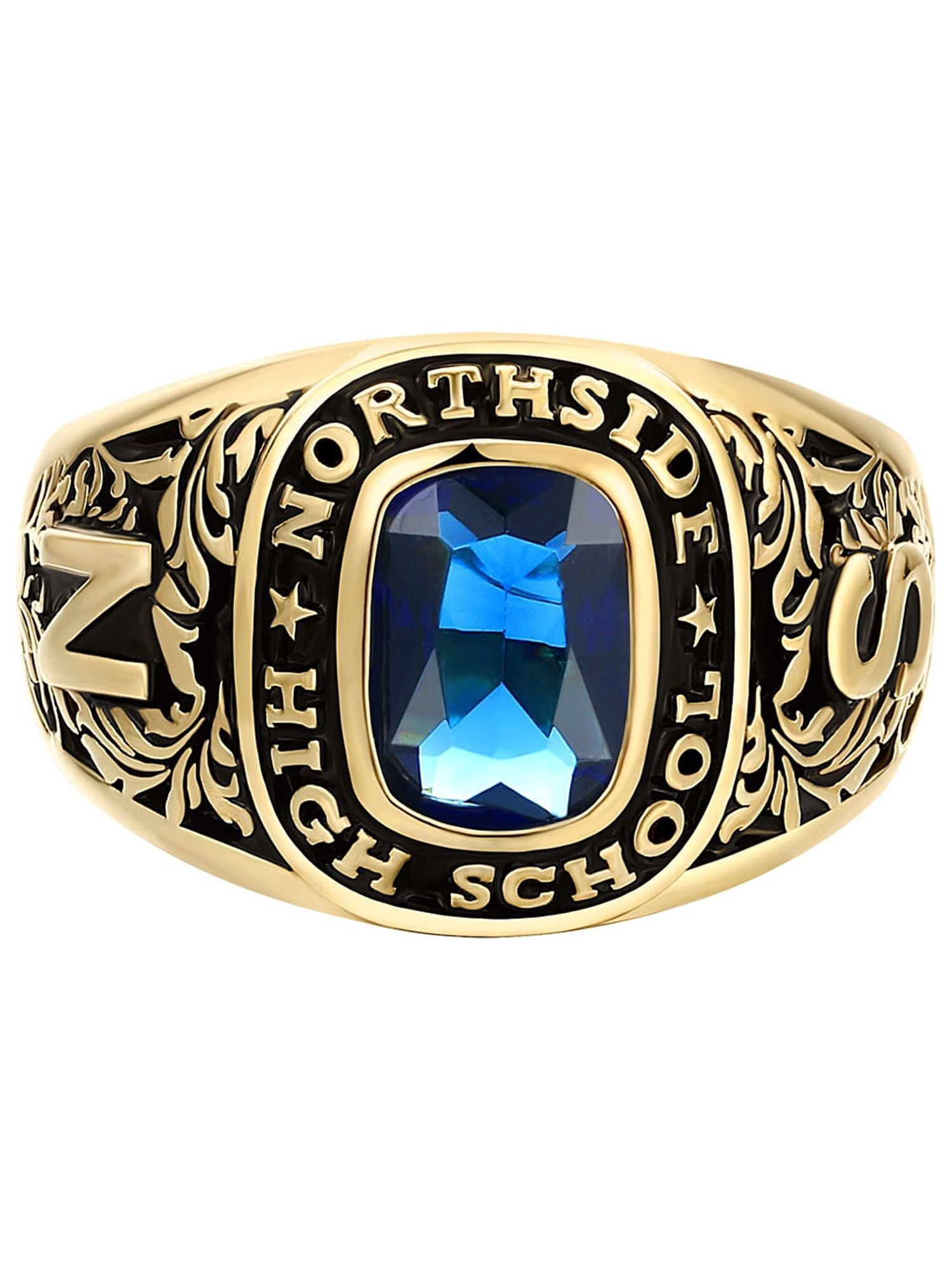 Order Now for 2025 Graduation, Freestyle Women's 14K Gold Plated Celebrium Large Classic Class Ring , Personalized, High School or College
