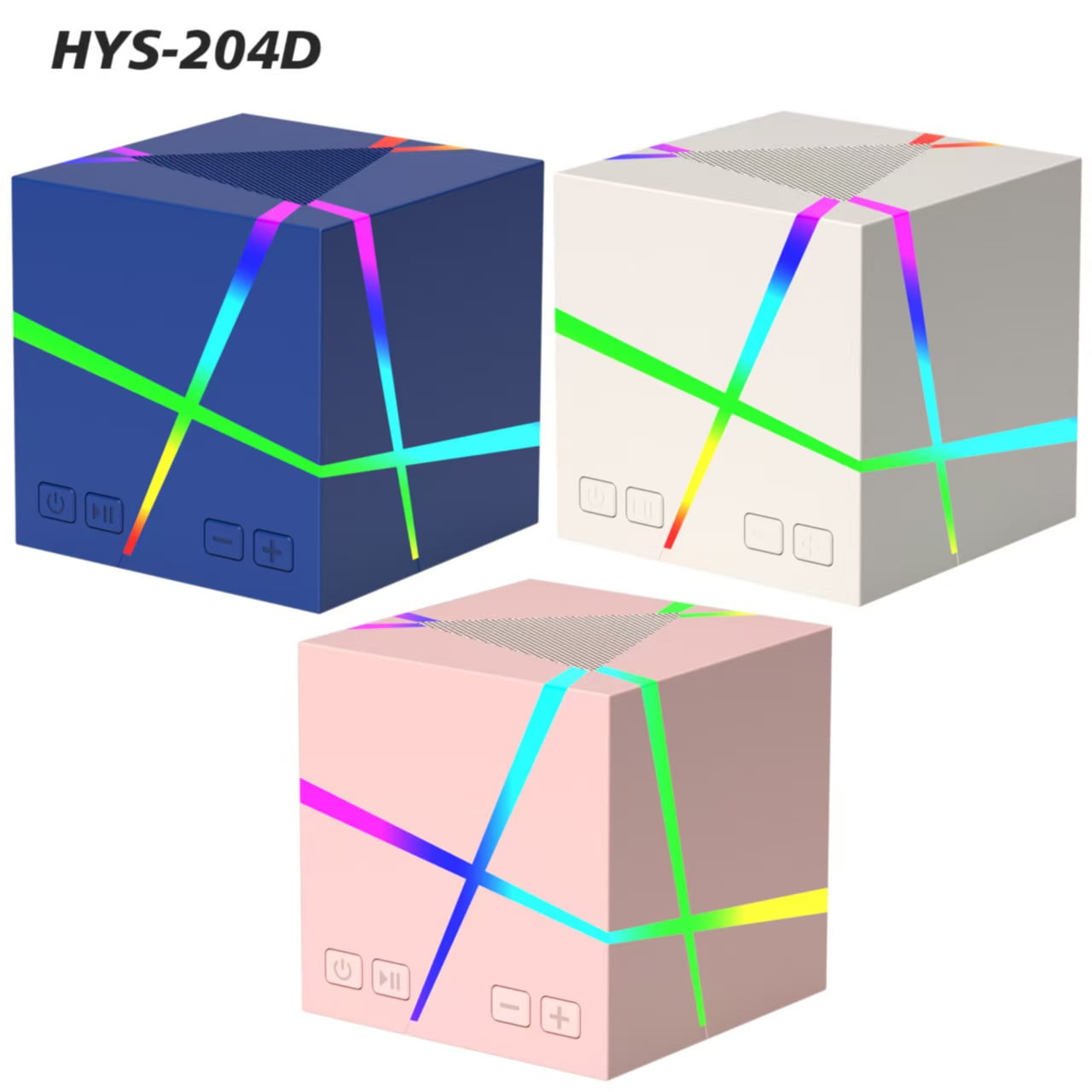 Creative Rubik's Cube Bluetooth speaker, desktop smart speaker, portable speaker, luminous and colorful wireless mini subwoofer small speaker.