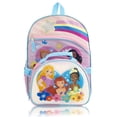 thumbnail image 2 of Disney Princess Backpack with Lunch Box for Girls  14" Princess Bookbag, Kids, Toddlers, Preschool  Insulated Lunch Bag, Cute Pink Glitter Rainbow School Bag with Top Handle, Travel Daypack Ages 3+, 2 of 7