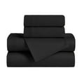 thumbnail image 2 of Superior Egyptian Cotton Deep Pocket 650 TC Sheet Set, California King, Black, 2 of 9