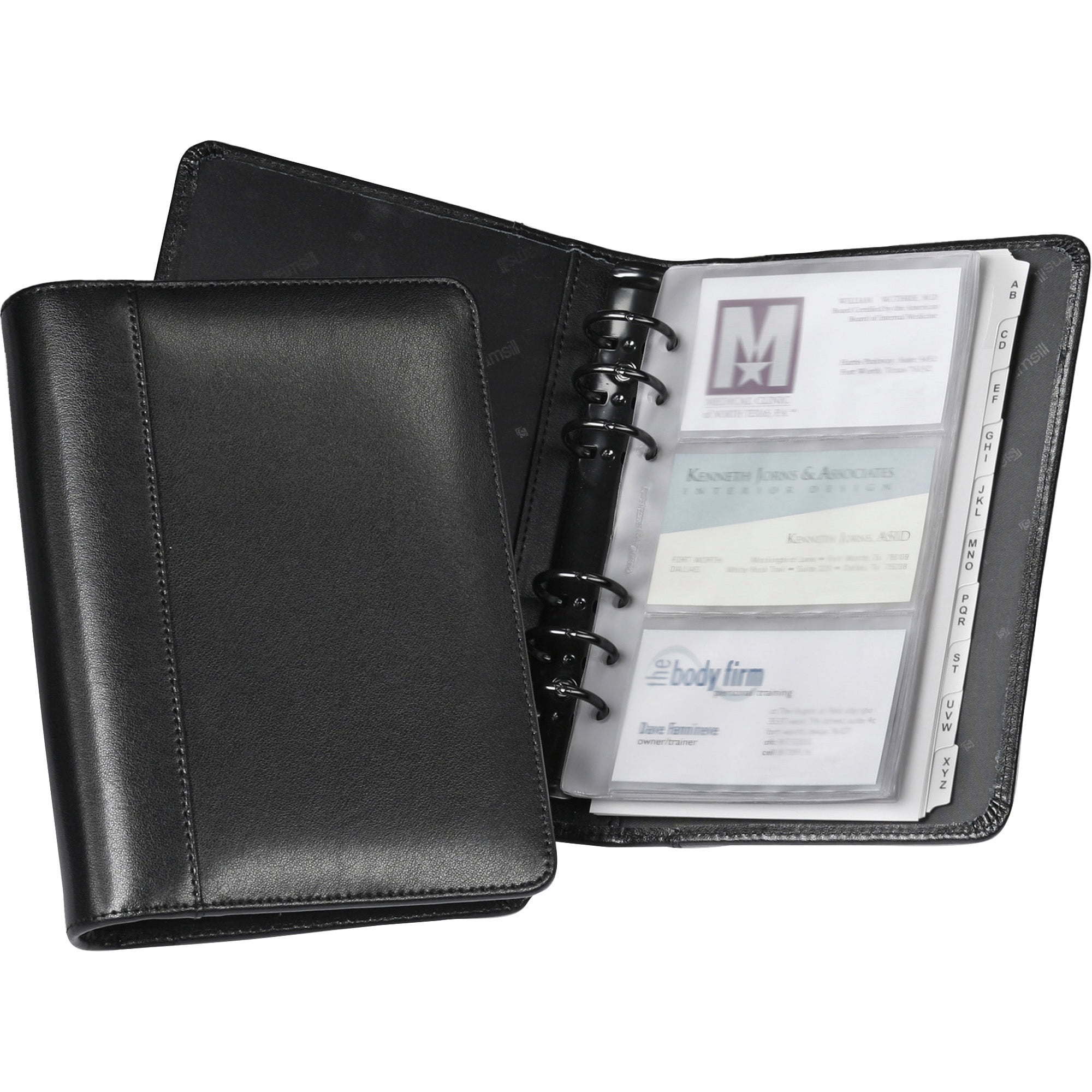 Samsill Regal Leather Business Card Binders