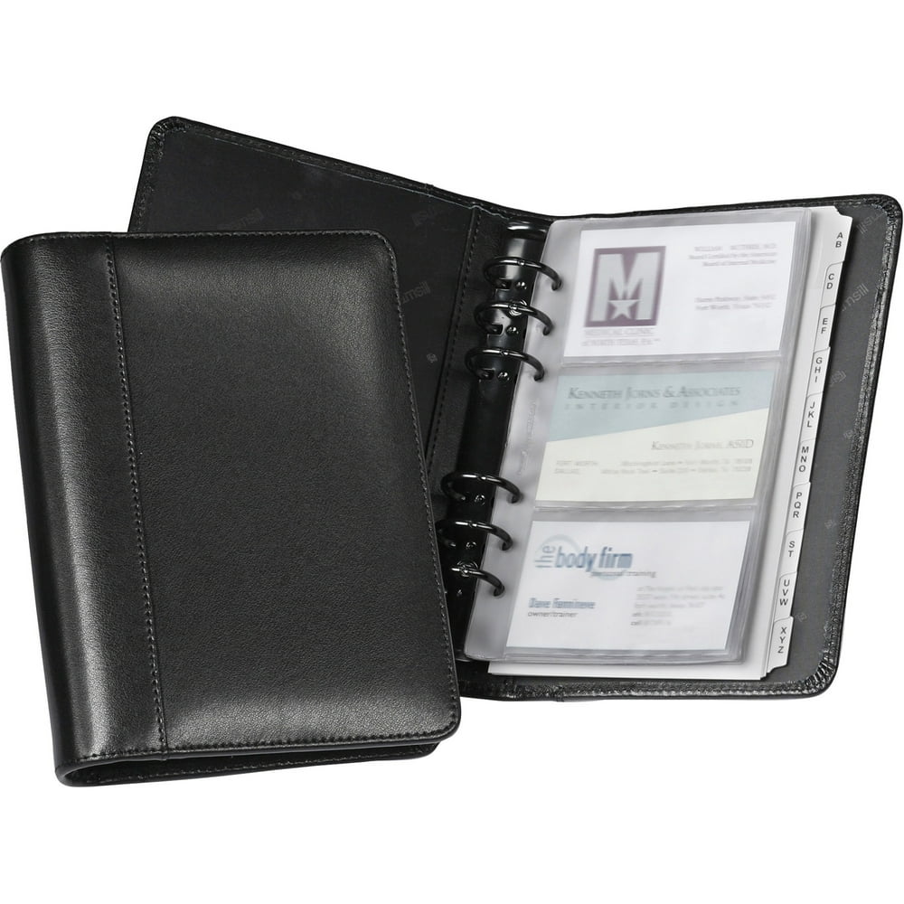 Samsill Regal Leather Business Card Binders