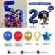 thumbnail image 3 of 39 piezas de globos de aluminio con temática de Sonic The Hedgehog, globos de números azules para cumpleaños, juego de dibujos animados, decoraciones para fiestas de cumpleaños infantiles, 3 of 5
