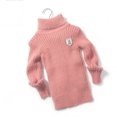 thumbnail image 6 of ROHUUQUE Little Boys Ribbed Turtleneck Sweater Knit Solid Color Long Sleeve Christmas Pullover for Winter Outdoor 01-Pink, 6 of 6