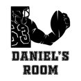 thumbnail image 2 of Sports Personalized Wall Decals for Boys Bedroom - American Football Player Catching A Ball Player DIY & Creativity Custom Name Wall Sticker - Size: 36 In x 40 In, 2 of 4