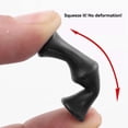 thumbnail image 4 of 15 Set Adult Bow Finger Guard Silicone Rubber Archery Protective Take Without Finger Guard Black, 4 of 6