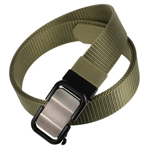 ELAYARD Men's Lightweight Nylon Waist Belt with Adjustable Fit and Automatic Buckle for Outdoor Activities