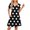Black, variant on Ashirexll Womens Summer Dresses, Casual Dresses for Women, Fashion Printed Square Neck Short Sleeve Pocket Dress for All Occasion