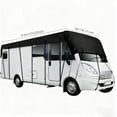 thumbnail image 7 of Heavy Duty RV Roof Cover, All-Weather Rip-Stop Fabric Protection with Universal Fit for Most Campers Trailers, Easy One-Person Setup & Compact Carry Bag, 7 of 7