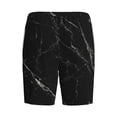 thumbnail image 4 of Rocae Black Marble Texture Abstract for Men's Soft Sleep Pajama Shorts, Waistband and Pockets, 4 of 9