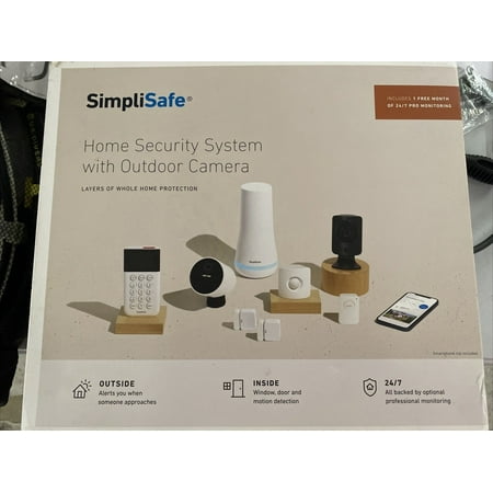 Refurbished SimpliSafe OSK231 Outdoor Camera Home Security System