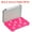 Pink, variant on Uxcell Waterproof Fishing Lure Box Fish Tackle Accessory Storage Container Red 1Pcs