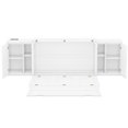 thumbnail image 6 of Harper & Bright Designs Queen Size Murphy Bed with Shelves and Drawers, Wall Bed with USB Ports, Multi-Function Floor Storage Platform Bed for Home Office, Guest Rooms, 6 of 13