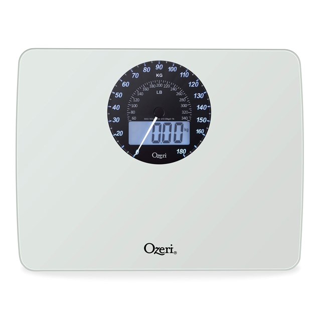 Báscula digital Ozeri Rev con dial de peso electromecánico y sensor de 50 gramos (0,1 lb/0,05 kg)