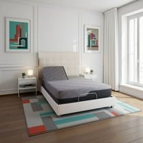 Bridgevine Home Plush Medium Cool Charcoal Copper Foam 11 inch Renew Flex Top Memory Foam Mattress, Queen