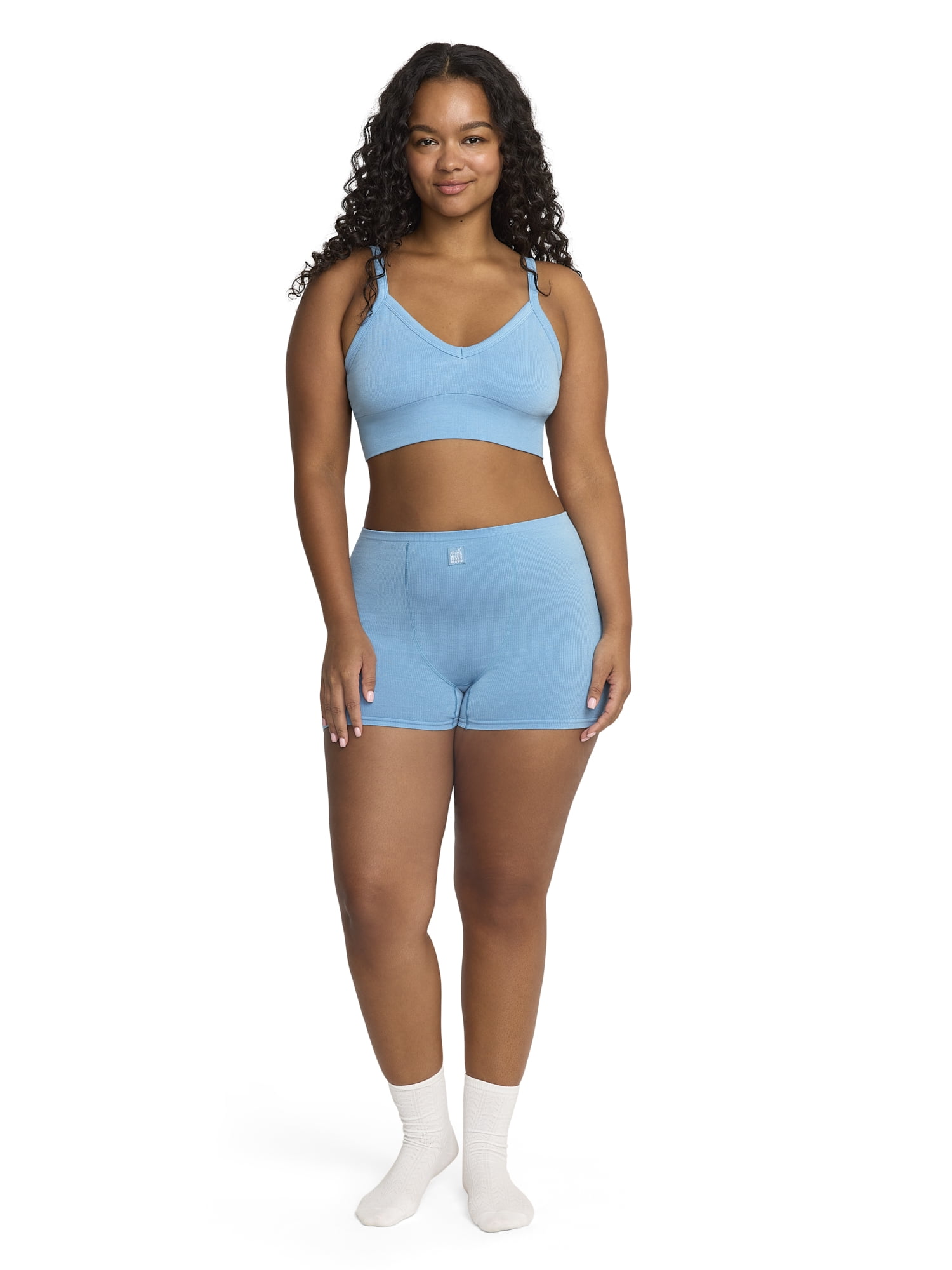 Mills by Millie Bobby Brown Women's Softie Ribbed Shortie Panties, Sizes XS-XXXL