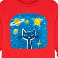 thumbnail image 3 of Pete The Cat - Imagination Space Dream - Toddler And Youth Long Sleeve Graphic T-Shirt, 3 of 6