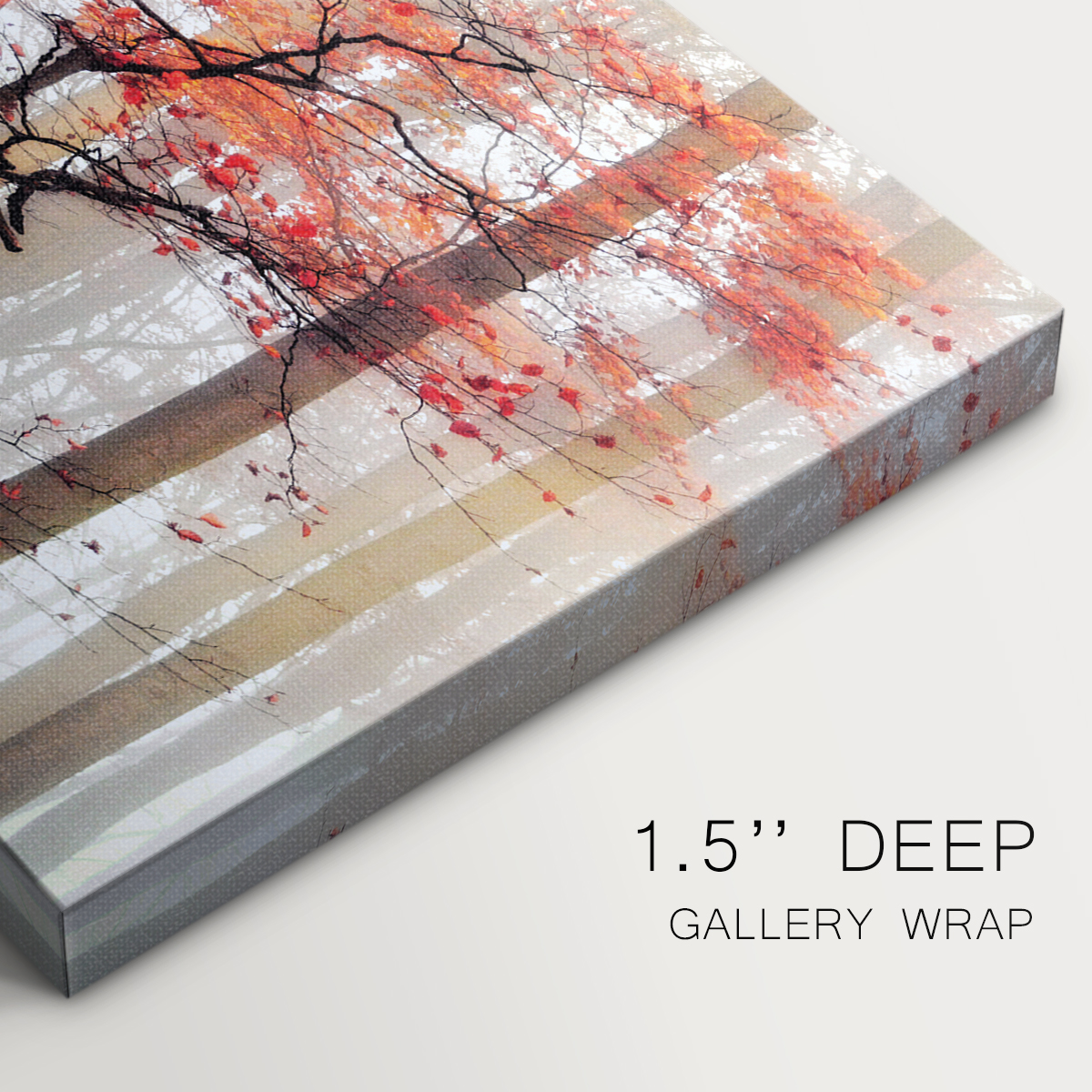 Wexford Home Orange Awakening - 32" x 48" Multi-Piece Canvas Art, Ready to Hang