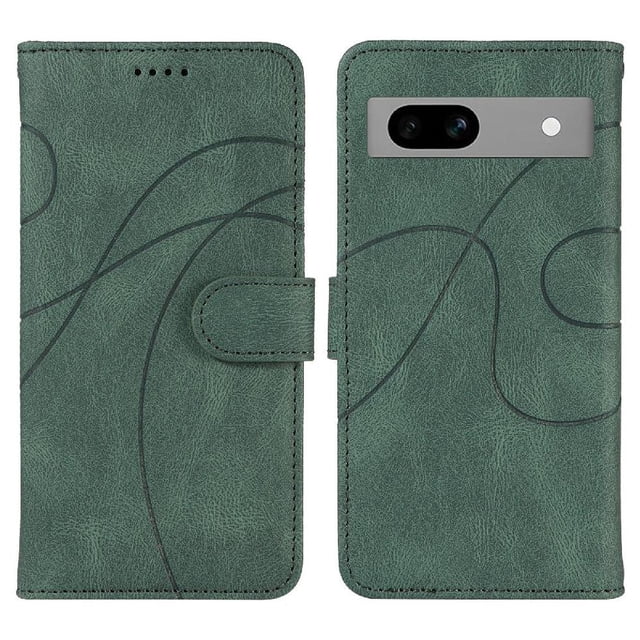 Flip Case For FOXDOCK Google Pixel 7A 5G Card Slots and Kickstand Function Skin Feel Leather