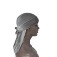 thumbnail image 3 of Sombrero pirata de cola larga de terciopelo Capa de terciopelo estilo hip hop coreano Estilo unisex de terciopelo, 3 of 6