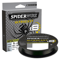 SpiderWire Superline Ultracast Braid, Moss Green, 4lb Fishing Line