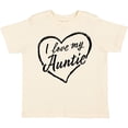 thumbnail image 3 of Inktastic I Love My Auntie in Black Chalk Heart Boys or Girls Toddler T-Shirt, 3 of 5