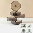thumbnail image 7 of Jewelry Organizer with Handle, 4-Layer Acrylic Jewelry Box, Clear Jewelry Boxes for Women Girls, Make up Earring Organizer, Jewelry Storage Holder, 7 of 7