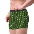 thumbnail image 2 of Sikiie Cactus1 Print Men's Boxer Briefs, Elastic Waistband Boxer Briefs Leggings-Medium, 2 of 5