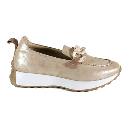 Diba True Womens Kind Words Metallic Slip On Loafers Casual Shoes
